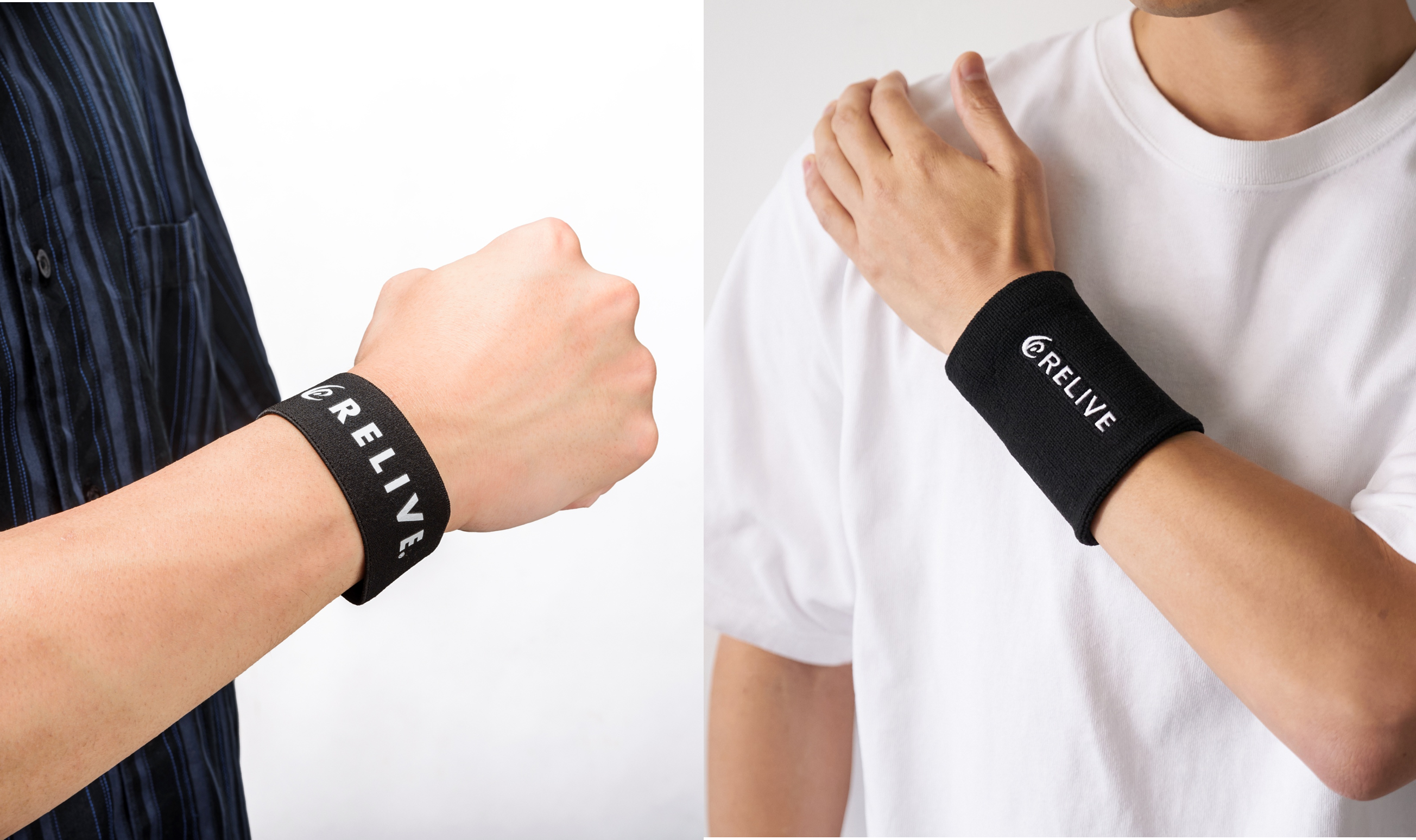 りらいぶがリストバンドを販売開始、機能性衣料の技術を応用