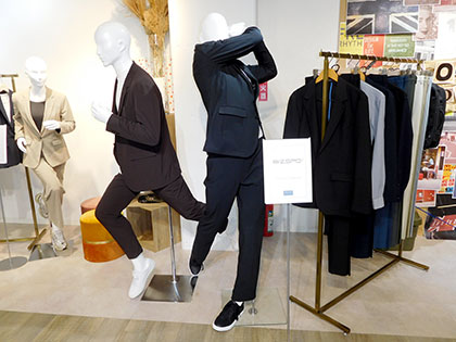 AOKIが女性やカジュアル拡大へ、残暑の長期化想定した商品展開も