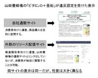 「プレスリリース」を違反認定【山田養蜂場　措置命令の背景⑧】　「表示」の認識、見解分かれる